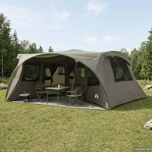 Family tent army green - tent,