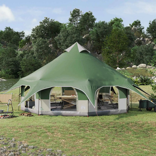 Family tent person green - family,
