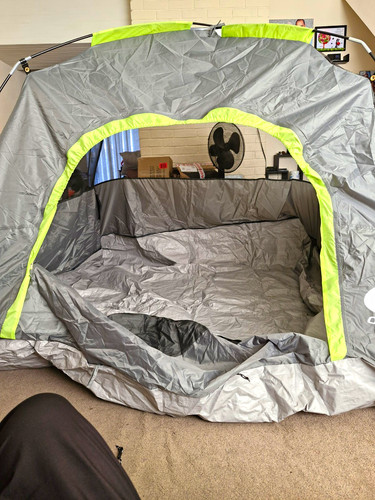 Campros cabin tent grey green - cabin,