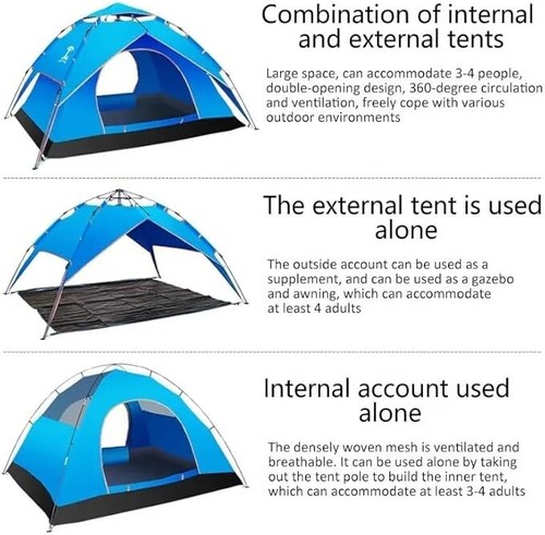 Pop tent for 3 man - up,