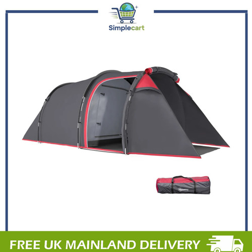 Man camping tent 2 rooms - camping,
