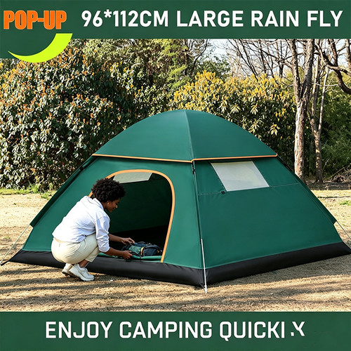 Automatic pop tent - up, 3-4