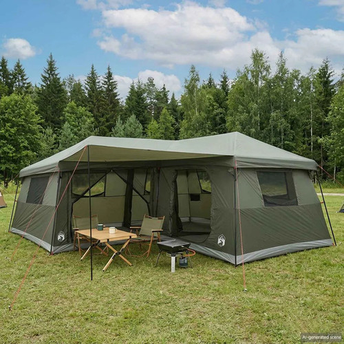 Family tent army green - family,