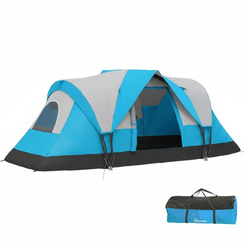 Outsunny man camping - camping, tent